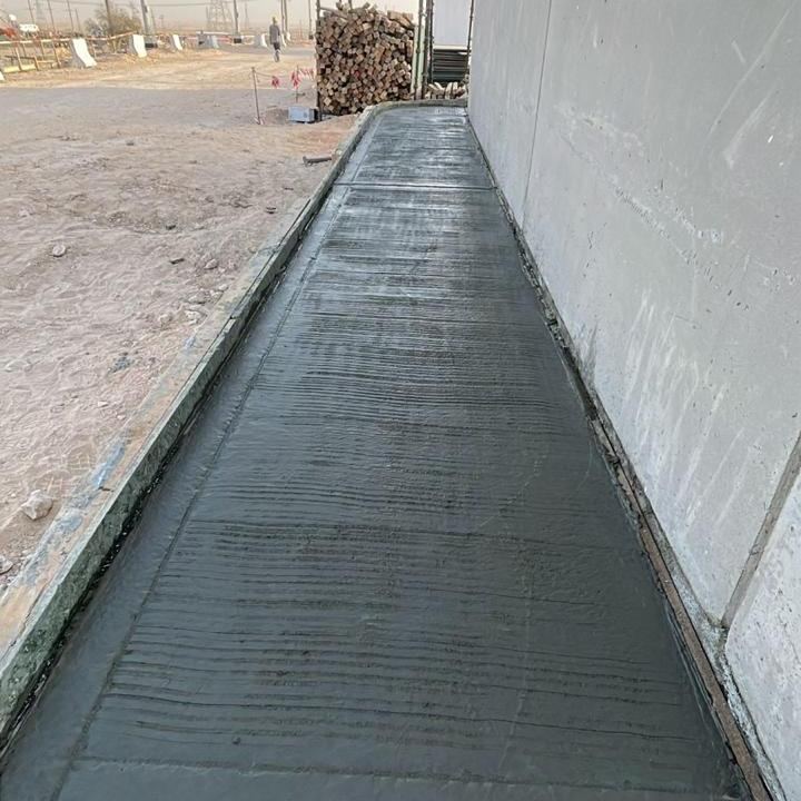 Surveyors on graded access road
